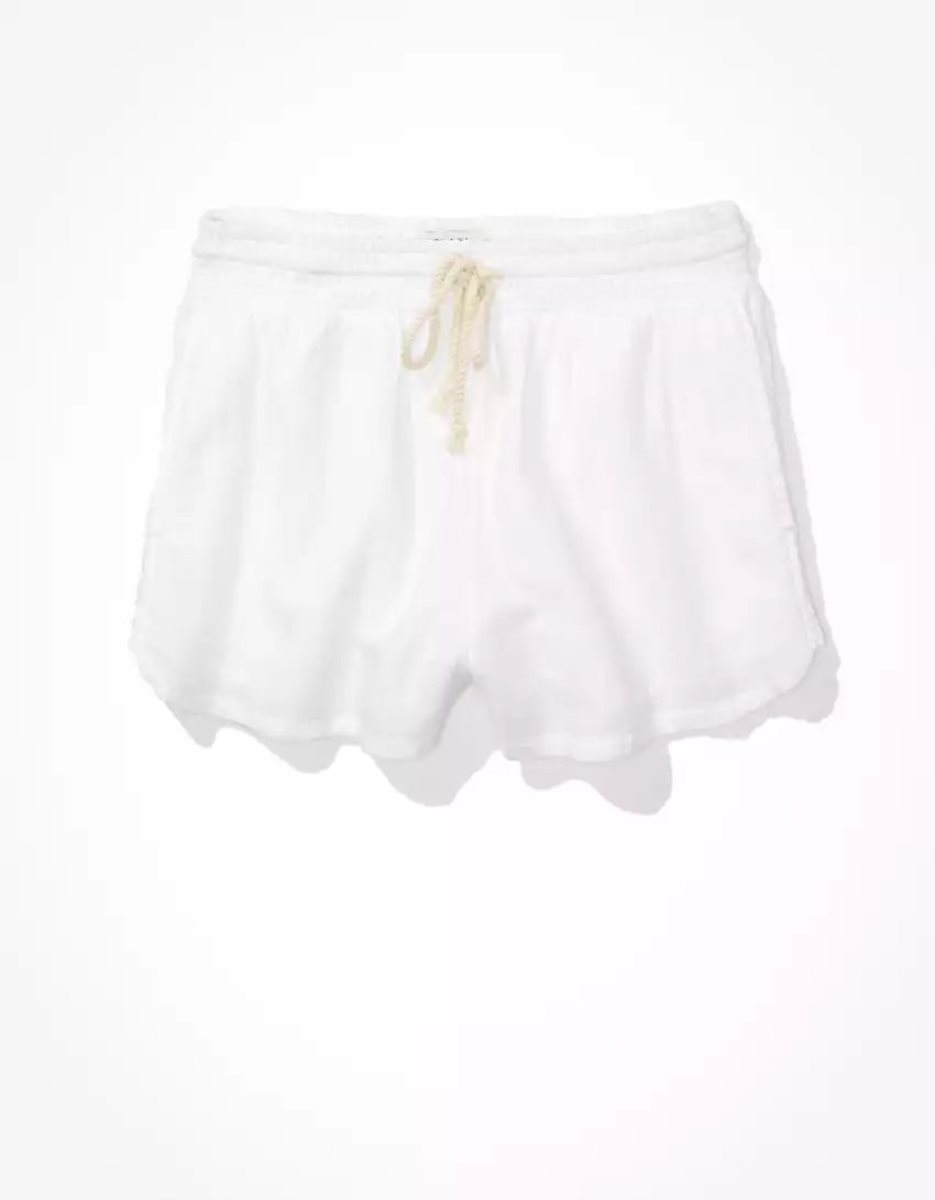 Shorts American Eagle AE Stretch Dolphin Blanche Femme | DGO-89759002